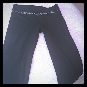 Lululemon I love yoga crops